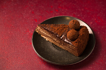Spartacus multilayer chocolate cake with truffles