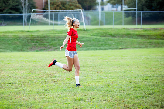 Teenage Girl Exited After Game Winning Goal