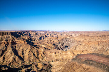 Fish River Canyon, world's second largest canyon, Hobas, South Namibia.