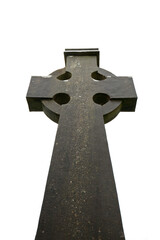 Celtic cross at Kilfenora Cathedral, Ireland.