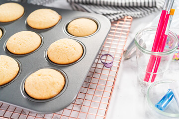 Baking cupcakes