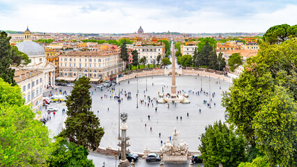 Piazza del Popolo in Rome
