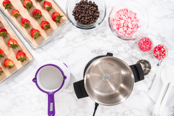 Chocolate dipped strawberries