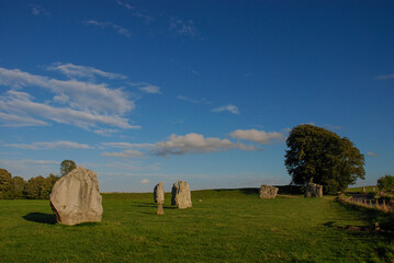 Part of the Avebury Stone Circle in Wiltshire, England
