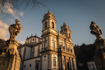 Fototapeta na wymiar Braga Portugal Bom Jesus do Monte