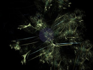 Imaginatory fractal background Image