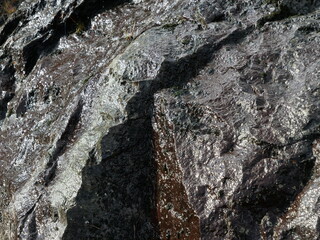 The texture of granite of the Lofoten islands.