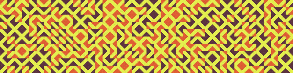 Abstract Geometric Pattern generative computational art illustration