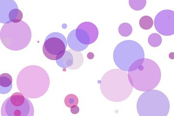 Abstract violet circles illustration background