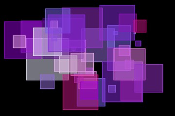 Abstract violet squares illustration background