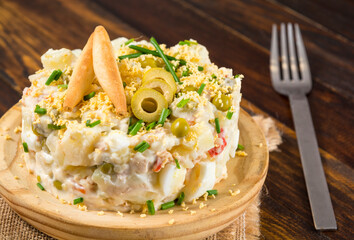 Ensalada Olivier ó ensaladilla rusa