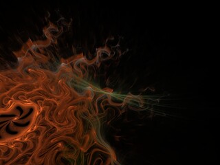 Imaginatory fractal background Image
