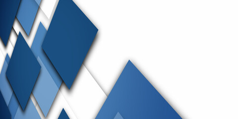 Fototapeta premium Abstract background with blue squares