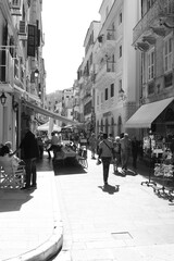 Naklejka premium Korfu Street