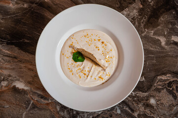 Taramosalata white taramas, bottarga, crisp carob bread
Chef Daniel Krbasian