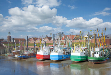 im Hafen von Ditzum,Ostfriesland,Niedersachsen,Deutschland