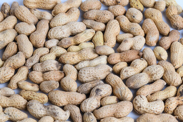 background image of peanuts in shell