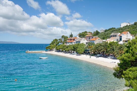 Urlaubsort Bratus an der Makarska Riviera,Adria,Dalmatien,Kroatien