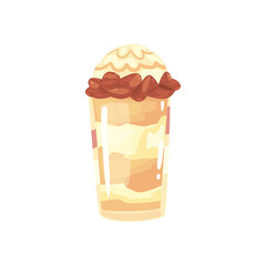 sweet milkshake icon vector design