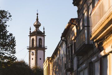 Capela de Nossa Senhora da Agonia Viana do Castelo Portugal sunset light monuments staircase tower church Igreja 