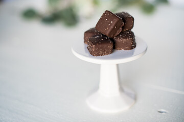 dark chocolate sea salt caramel candies