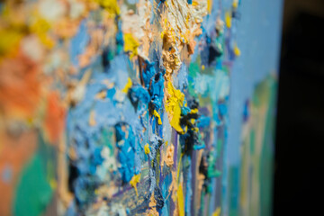 paint Venice abstract canvas