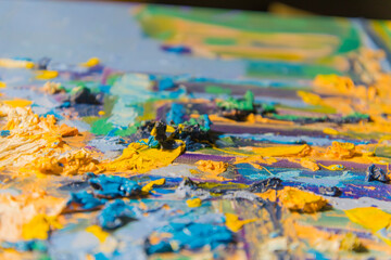 paint Venice abstract canvas
