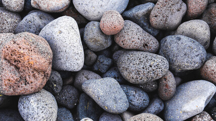 pebbles on the beach stones rocks gray 