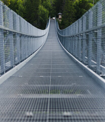 Metal Suspension Bridge