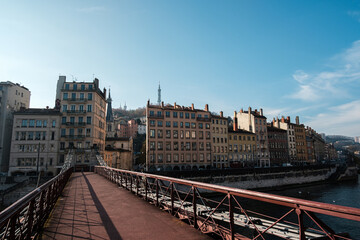 View of the old town of Lyon