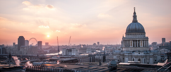 St.Pauls Cathedral Sunset