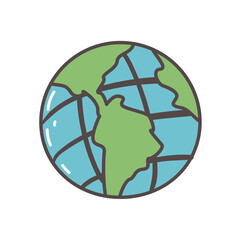 world sphere icon vector design