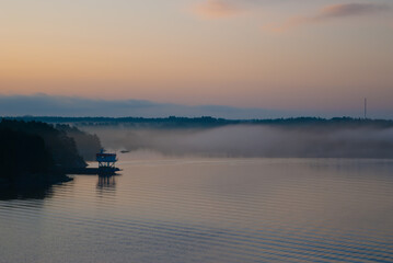 Scandinavia, sunrise off the coast of Sweden