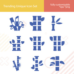 Simple set of slips related filled icons.