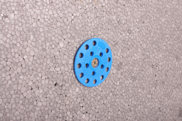 Plastic washer for thermal insulation fastening