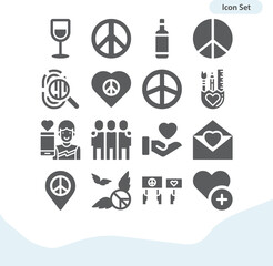 Simple set of making related filled icons.