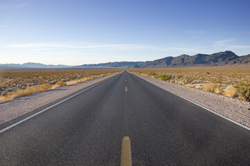 Obraz premium Empty Desert Road