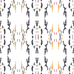 Batik, Hand Drawn. Paint Texture Ornament. 