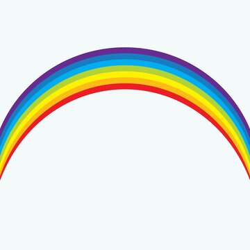 rainbow background template vector