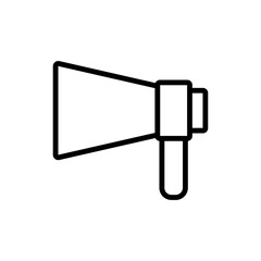 Megaphone line icon