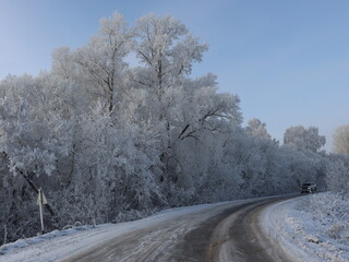 road in winter