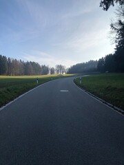 Fototapeta premium Road Ahead, Switzerland