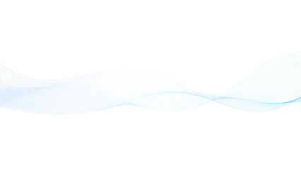 Blue luxury lines blend smooth wave flowing abstract background vector illustration.