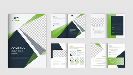 Awesome modern creative Bifold brochure design template fully editable for company/Business