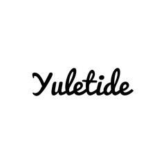 Fototapeta na wymiar ''Yuletide'' Lettering