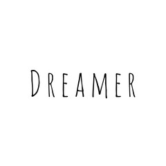 ''Dreamer'' Lettering