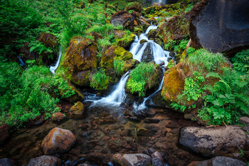 Watson Falls Cascades, Umpqua Scenic Byway, Southern Oregon