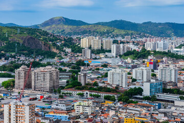 Niterói, Rio de Janeiro, Brazil - CIRCA 2020: Urban daytime landscape, outdoors, of the daily life...