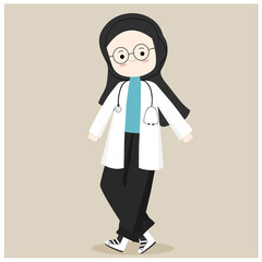 Muslim doctor , hijab doctor