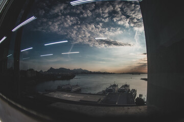 Niterói, Rio de Janeiro, Brazil - CIRCA 2020: Urban daytime landscape, outdoors, of the daily life...